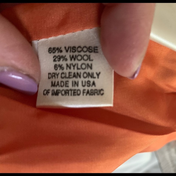 VTG TAMOTSU NY Couture Designer EXEC SKIRT 8 - Picture 8 of 10